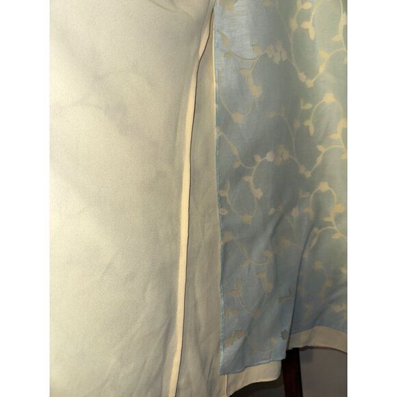 NWOT J. Jill Linen Blend Floral Cut Out A-Line Maxi Skirt  Size 12 - Picture 6 of 14